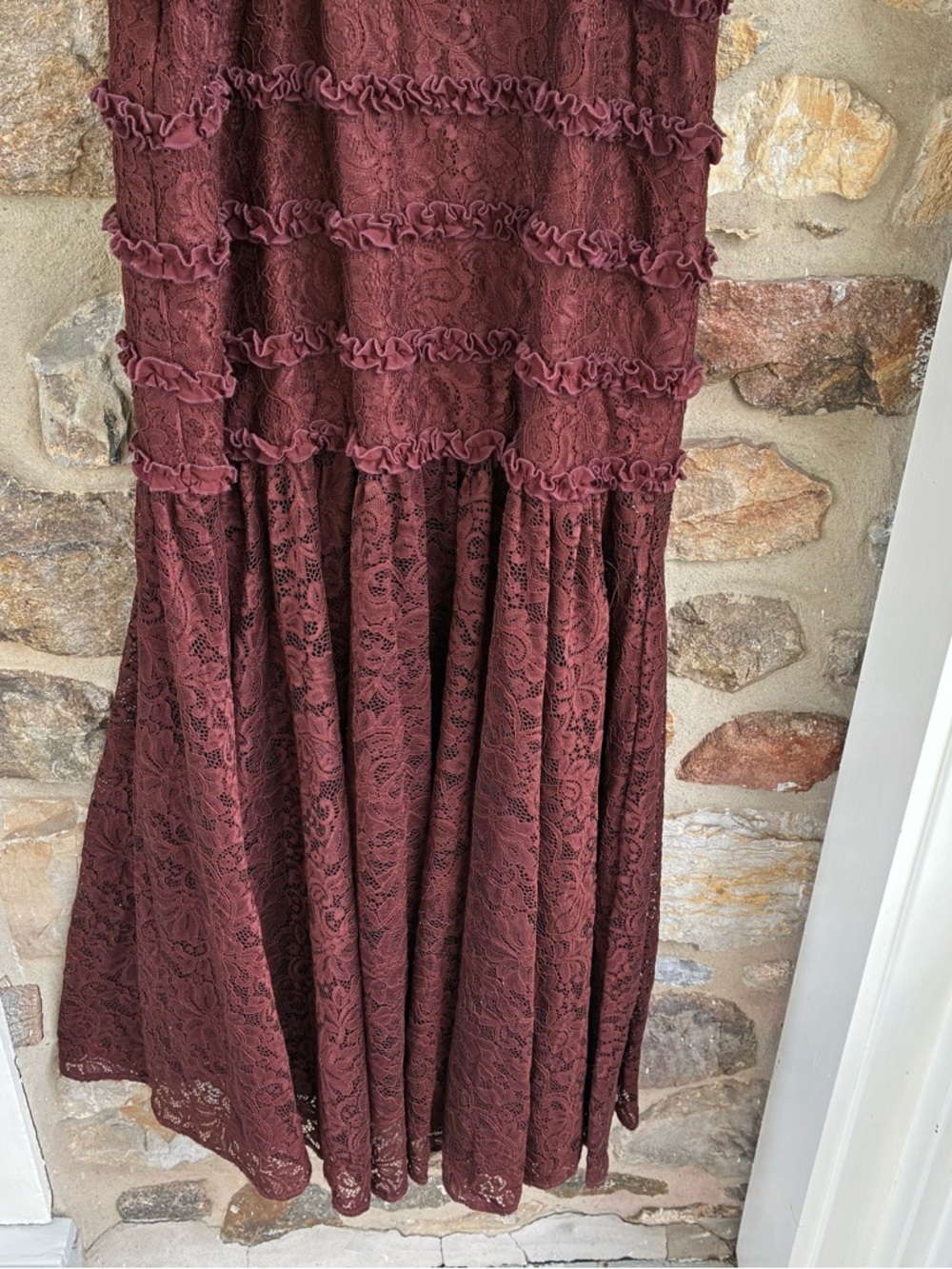 BHLDN Zoe Stretch Lace Midi Dress - Picture 8 of 14